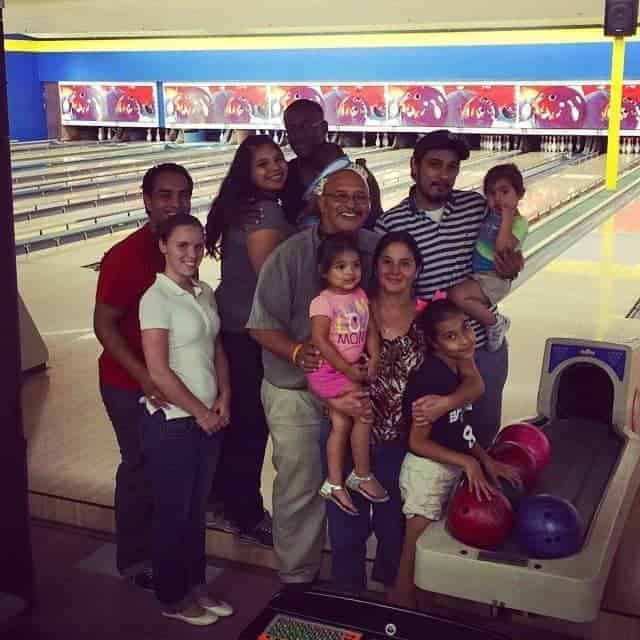 The Gomez Family Enjoying a Night Out