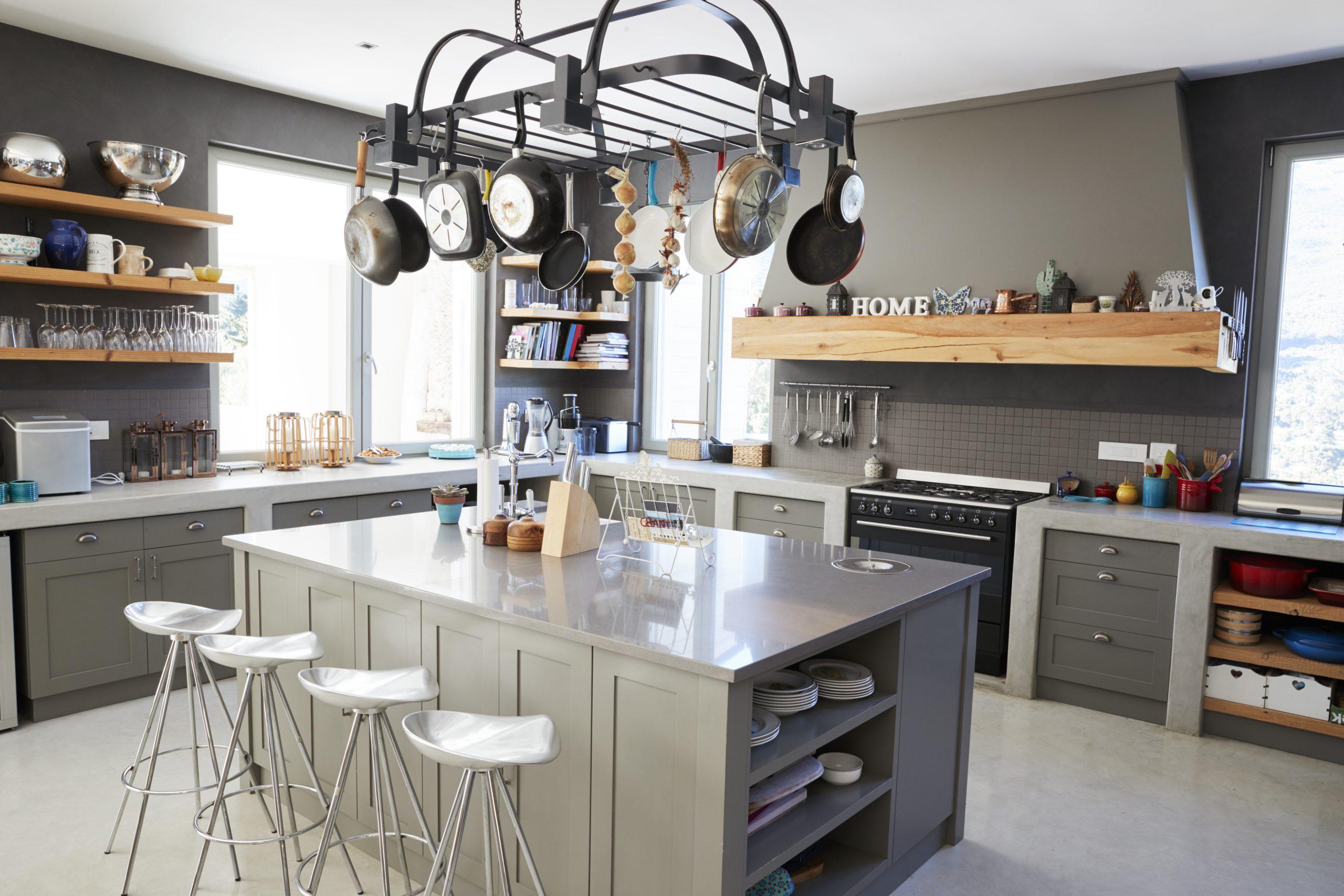 mobile home kitchen with updates