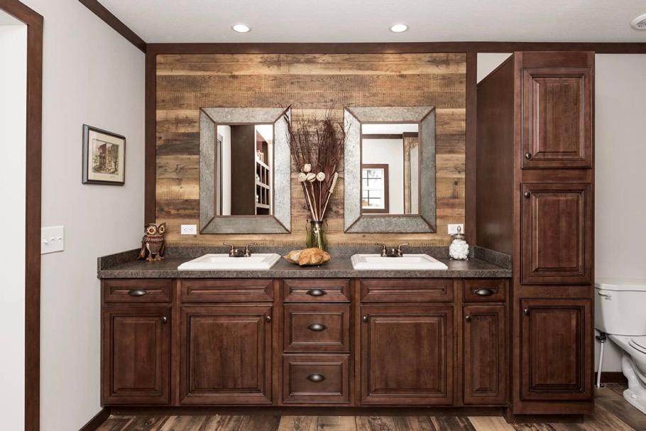 Clayton Farm House Avalyn master bathroom sink view