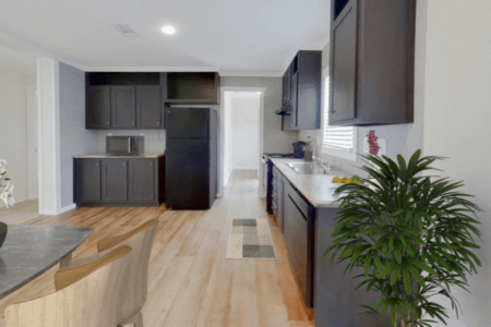 Oak Creek Double Wide Mobile Home Columbia Interior Living Room View 02
