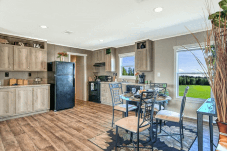 Oak Creek Double Wide Mobile Home Andromeda Interior Kitchen View 03
