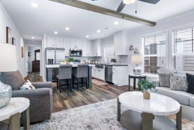 Clayton NXT Lexi Single Wide Manufactured Home Interior View Open Concept Living Space
