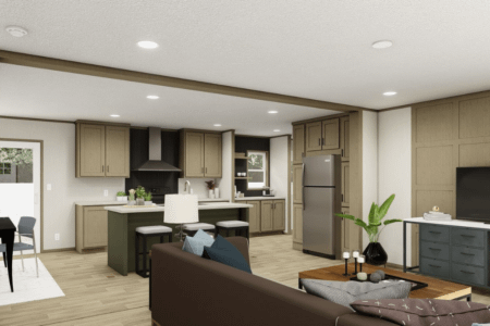 Expedition Double Wide Mobile Home Living Space View 01
