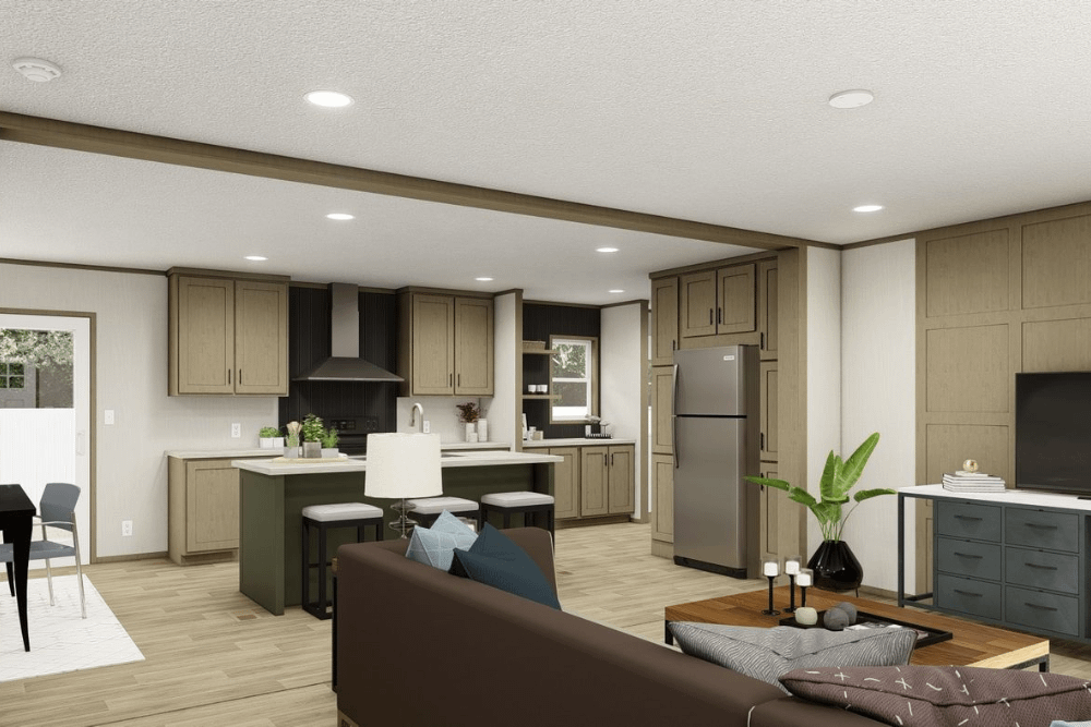 Expedition Double Wide Mobile Home Living Space View 01