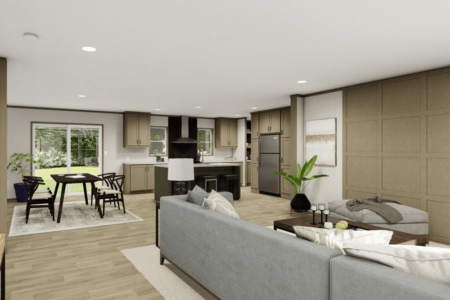 Summit Double Wide Mobile Home Living Space View 01