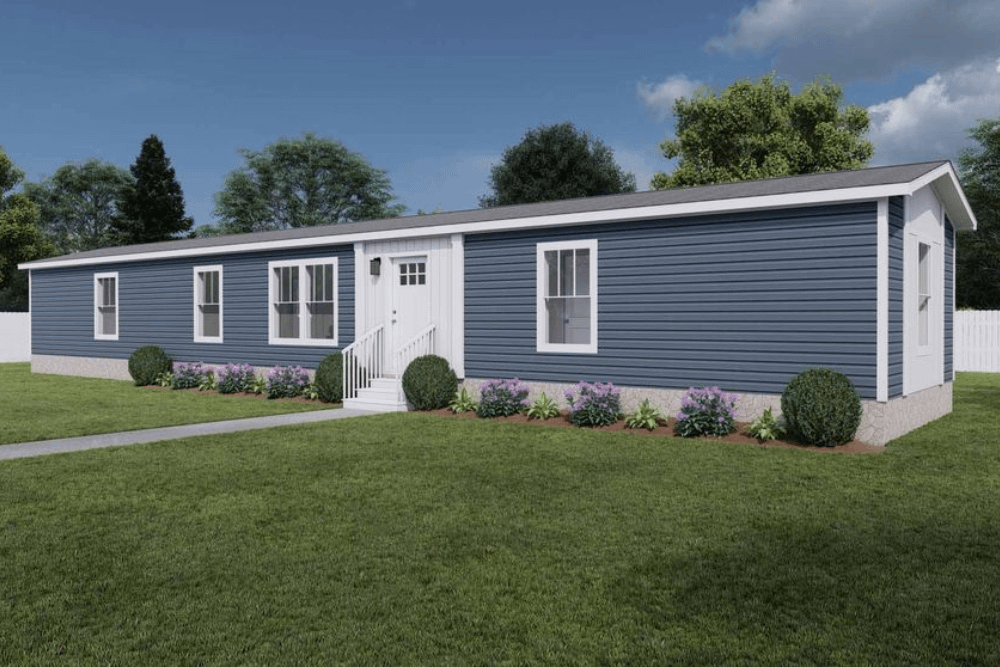 Sweet Caroline Single Wide Mobile Home Exterior Rendering Option 01