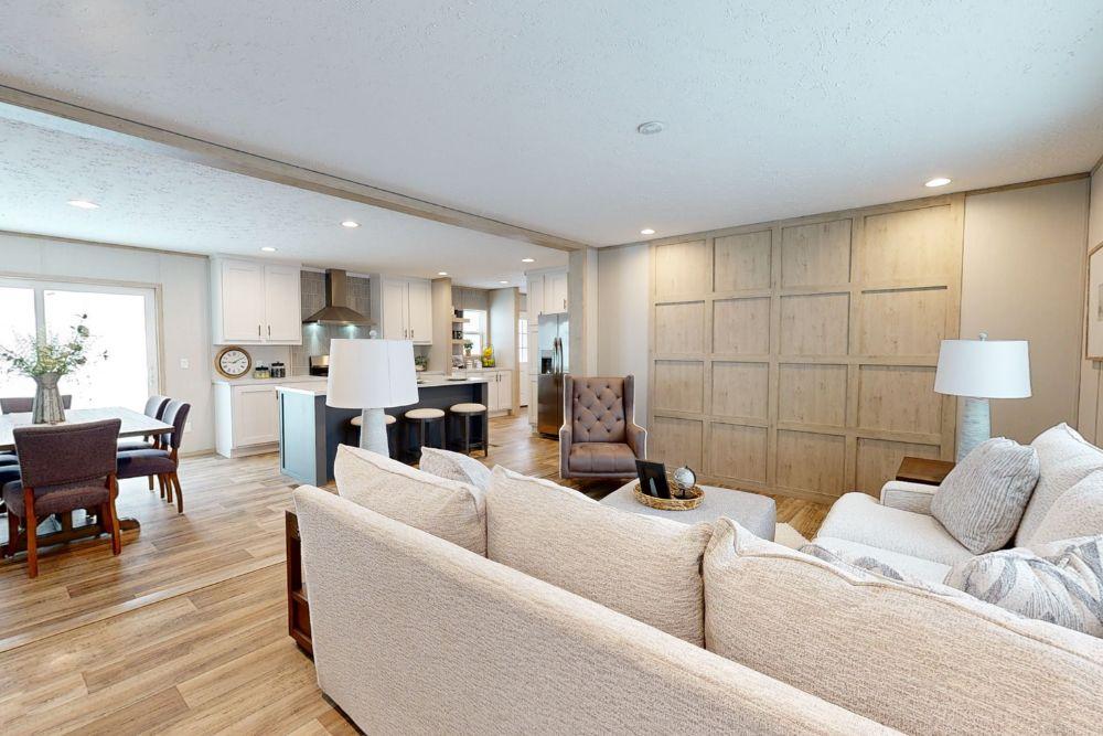 Clayton EPIC Snowcap Double Wide Interior Living Room