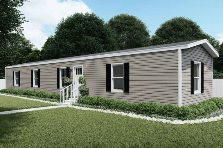 Clayton Bonham Miyo Dynamic Single Wide Mobile Home Exterior Front View 03