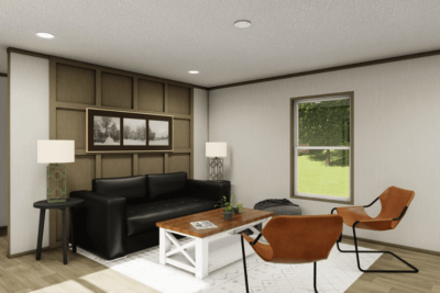 Clayton Epic Voyage Single Wide Interior Living Room