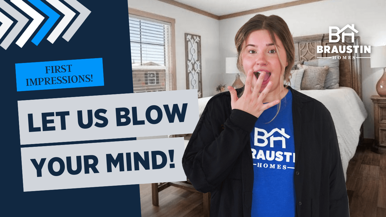 Braustin employee surprised by a mobile home tour