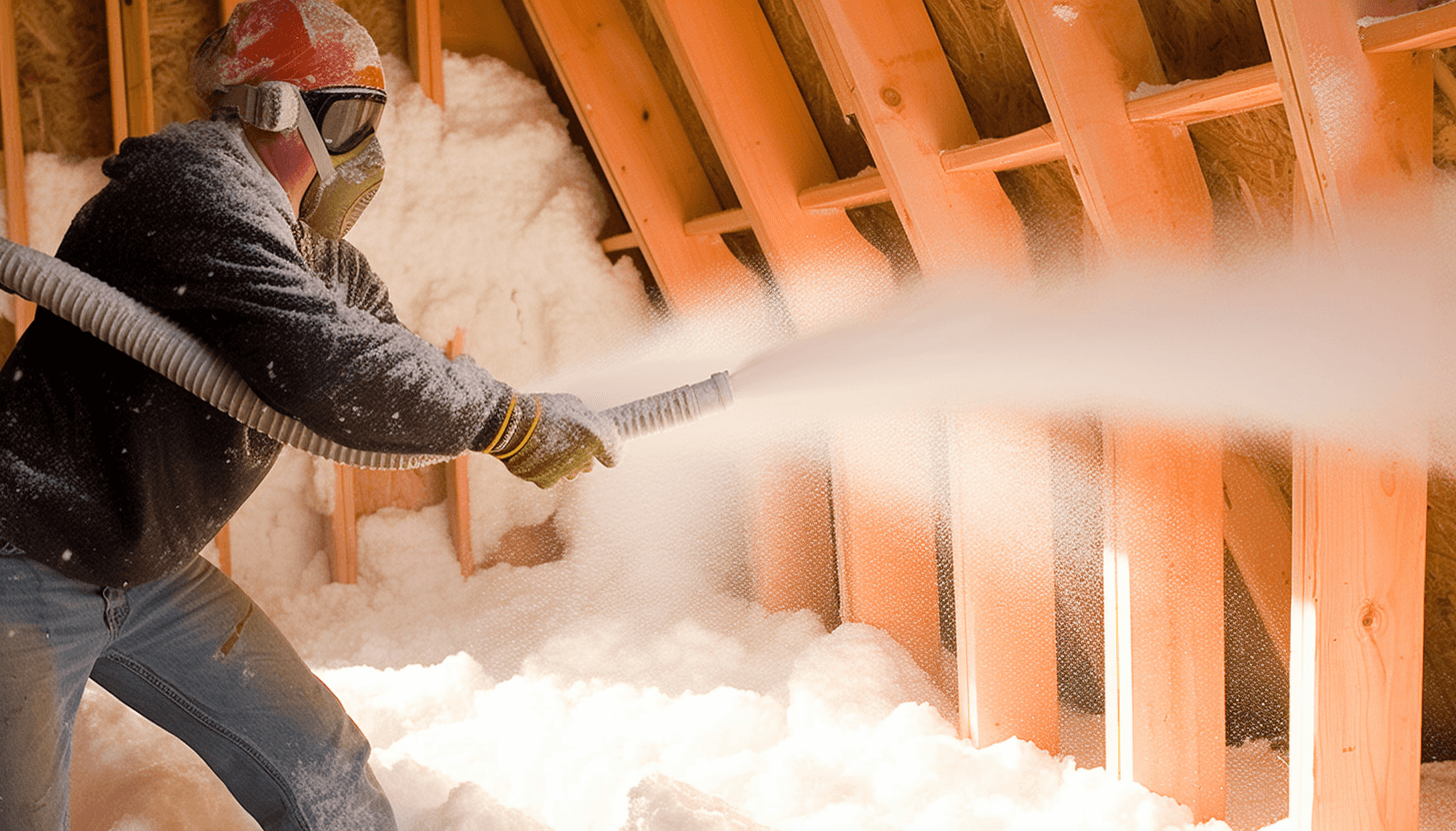 A man super insulating a mobile home