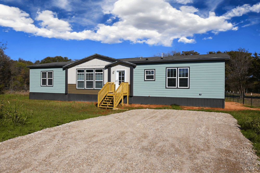 Matterhorn Double Wide Mobile Home Exterior Front View 02