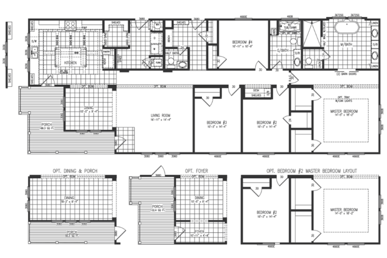 Oak Creek Texas Pearl Floor Plan