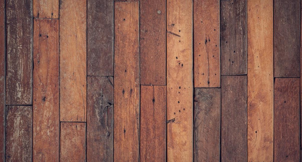 A wooden floor