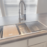 Stainless Steel Sink w/ Spring Faucet (MF)