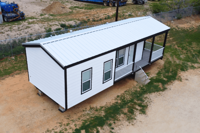The Braustin HUD Chalet Tiny Home Exterior Side View 03