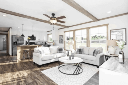 Clayton NXT Lexi Single Wide Mobile Home Interior Open Floor Plan