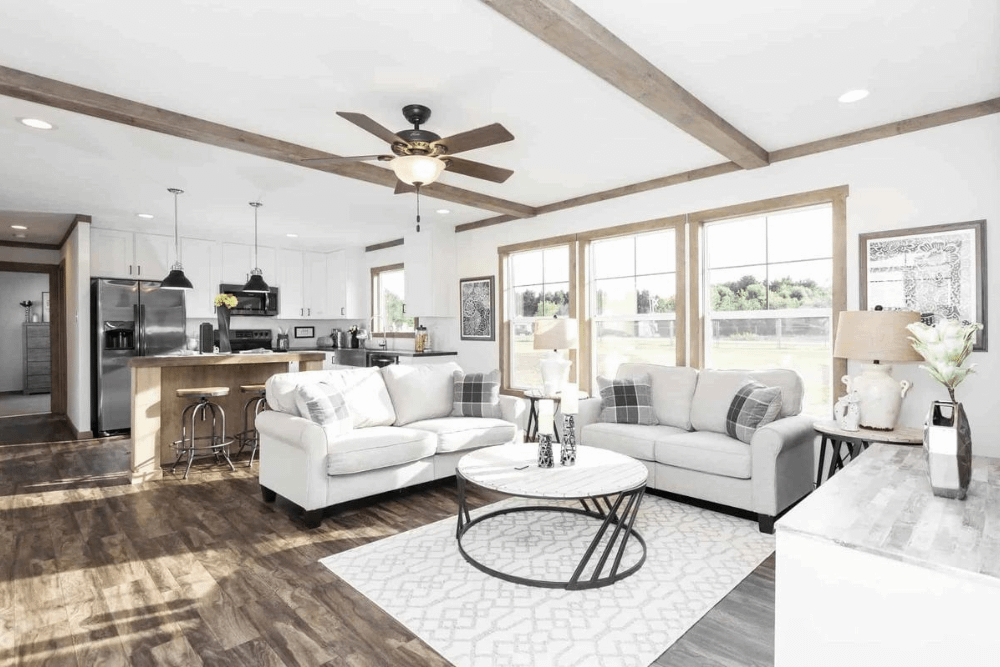 Clayton NXT Lexi Single Wide Mobile Home Interior Open Floor Plan