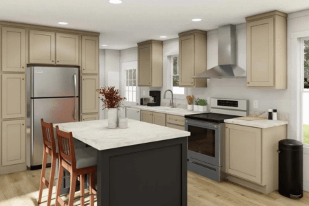 Clayton Tempo Layla Single Wide Manufactured Home Interior Kitchen