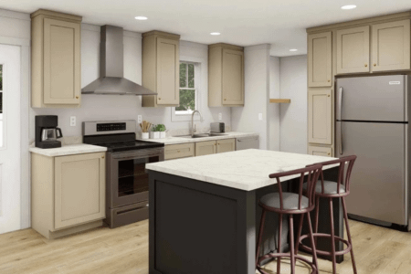 Clayton Tempo Rhythm Nation Single Wide Manufactured Home Interior Kitchen