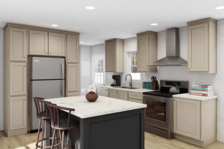 Clayton Tempo Still the One Single Wide Manufactured Home Interior Kitchen