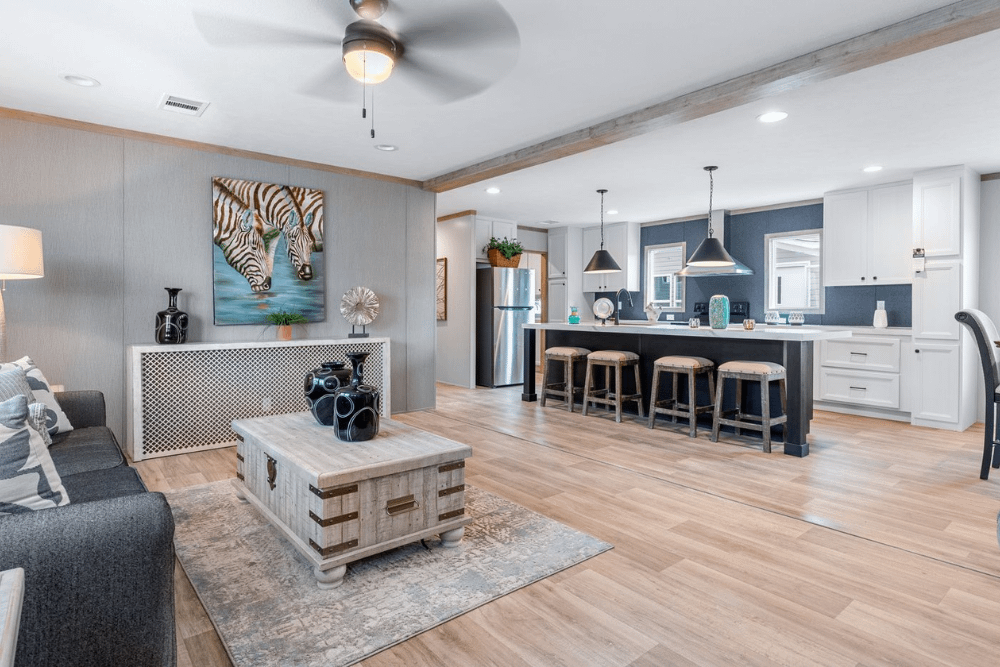 Clayton Sulphur Springs Anatolia Double Wide Home Interior Living Space