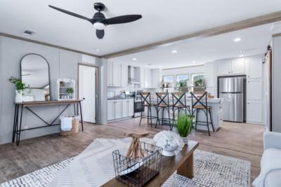 Clayton Sulphur Springs Renegade Double Wide Home Interior Living Space
