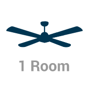 Ceiling Fan installed - 1 Room (ML)
