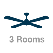3 Ceiling Fans (CS)
