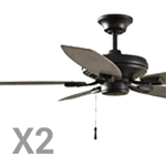 Ceiling Fans - Primary Bedroom & Living Area (CA)