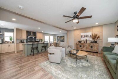 Clayton EPIC Crockett Double Wide Interior Living Room