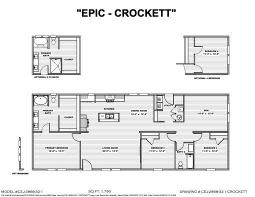 Clayton Epic Crockett | 3BR/2BA 1,904 SQ. FT On Sale at $104k ...