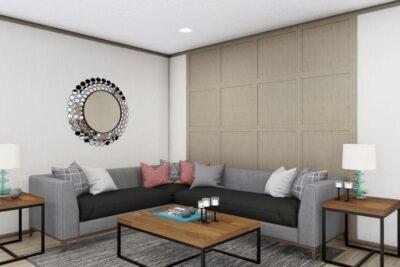 Clayton Epic Clark Single Wide Interior Living Room