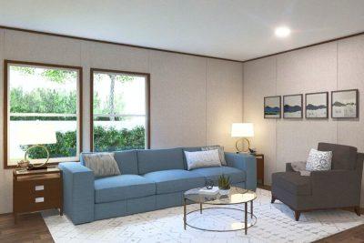 TRU Homes Sycamore Double Wide Manufactured Home Interior Living Space
