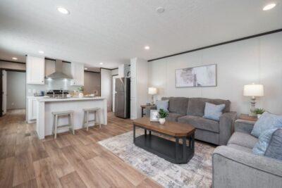 Clayton Bonham Dynamic Single Wide Manufactured Home Interior Living Area
