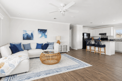 Cavco Eden ED28623A Double Wide Manufactured Home Interior View Living Room