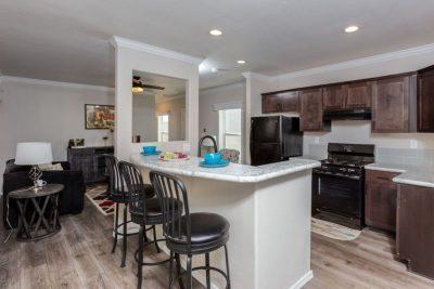Clayton Albuquerque Karsten K1668a Single Wide Manufactured Home Interior View Kitchen