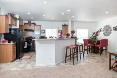 Clayton Albuquerque Karsten K2760a Double Wide Manufactured Home Interior View Kitchen