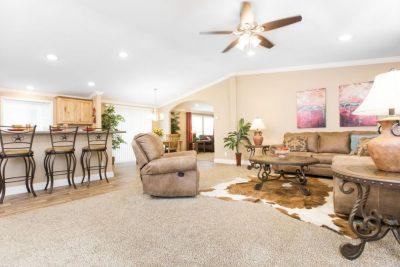 Clayton Albuquerque Karsten K2776a Double Wide Manufactured Home Interior View Living Space