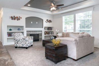 Clayton Albuquerque Karsten K3060a Double Wide Manufactured Home Interior View Living Room