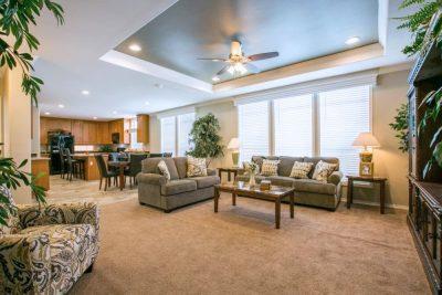 Clayton Albuquerque Karsten Tranquility Double Wide Manufactured Home Interior View Living Area
