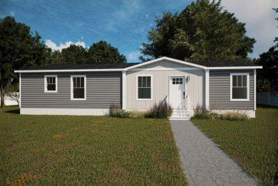 Clayton Tempo Ballad Double Wide Manufactured Home Rendered Exterior View