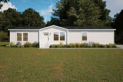 Clayton Tempo Cadence Double Wide Manufactured Home Rendered Exterior View