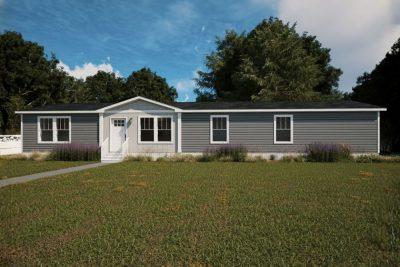 Clayton Tempo Octave Double Wide Manufactured Home Rendered Exterior View