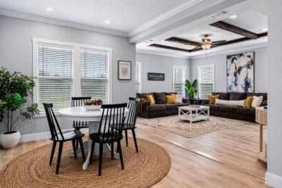 Clayton Schult Alpine The Denali Double Wide Manufactured Home Interior View Open Concept Living Space