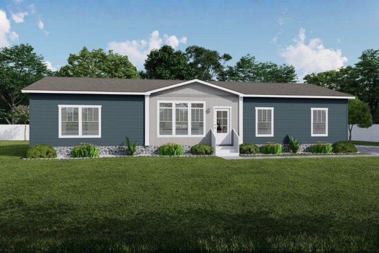 Clayton Schult Alpine The Sierra Double Wide Manufactured Home Rendered Exterior View