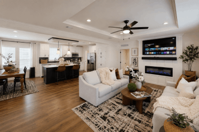 Clayton Waco 2 Schult Alpine Iron Peak Interior Open Concept Living Area
