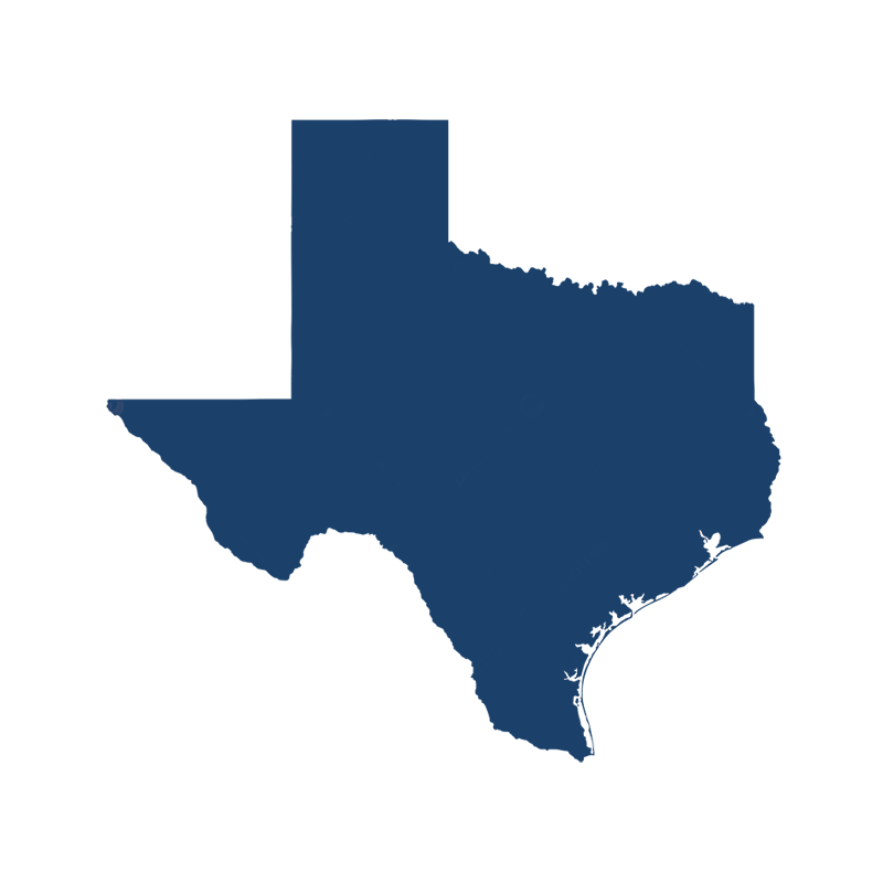 Braustin Texas Silhouette Map